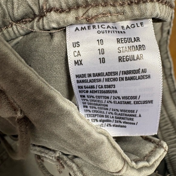 American Eagle Outfitters Olive Joggers - Picture 8 of 11